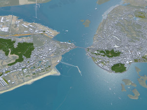 Ha Long Quang Ninh city Vietnam 35km 3D Model
