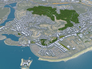 Ha Long Quang Ninh city Vietnam 35km 3D Model