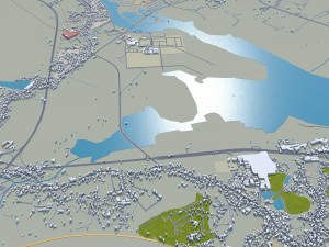 Ha Long Quang Ninh city Vietnam 35km 3D Model