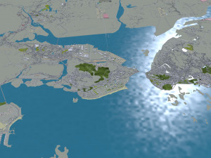 Ha Long Quang Ninh city Vietnam 35km 3D Model