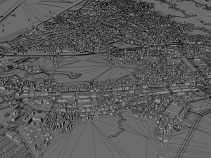 Ha Long Quang Ninh city Vietnam 35km 3D Model