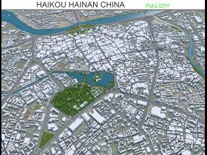 Hai Phong city Vietnam 30km 3D 모델