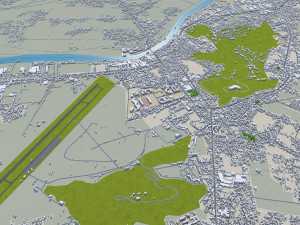 Hai Phong city Vietnam 30km Modelo 3D