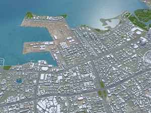 Haikou city Hainan China 55km Modelo 3D
