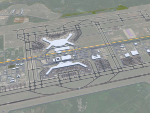 Haikou city Hainan China 55km Modelo 3D
