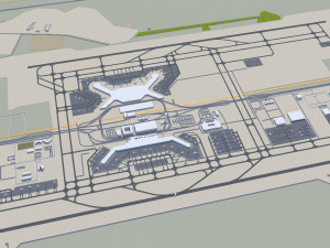 Haikou city Hainan China 55km Modelo 3D