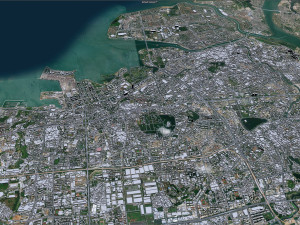 Haikou city Hainan China 55km Modelo 3D