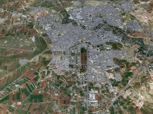 Hama city Syria 15km 3D Model