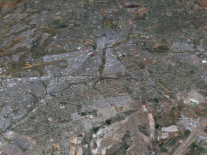 Harare city Zimbabwe 35km 3D Model