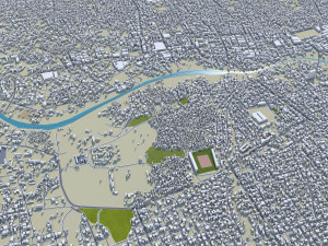Hargeisa city Somalia 30km Modelo 3D