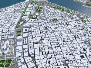 Havana city Cuba 30km 3D-Modell