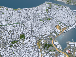 Havana city Cuba 30km 3D-Modell
