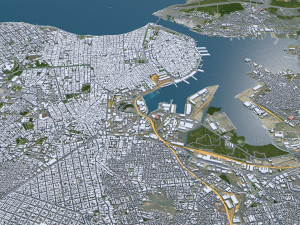 Havana city Cuba 30km 3D-Modell