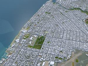 Havana city Cuba 30km 3D-Modell
