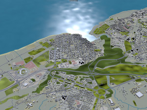 Havana city Cuba 30km 3D-Modell