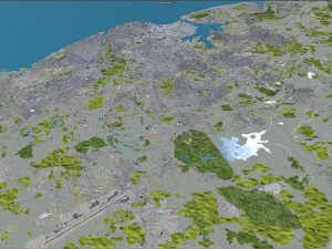 Havana city Cuba 30km 3D-Modell
