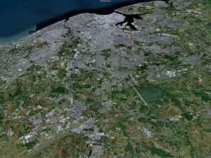 Havana city Cuba 30km 3D-Modell