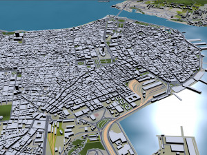 Havana city Cuba 30km 3D-Modell