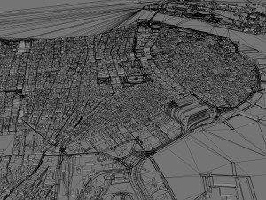 Havana city Cuba 30km 3D-Modell