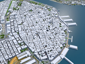 Havana city Cuba 30km 3D-Modell