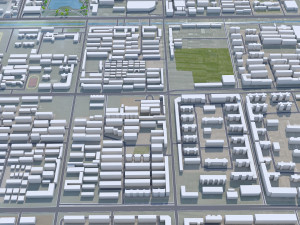 Hengshui Hebei city China 25km Modèle 3D
