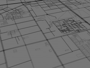 Hohhot Inner city Mongolia China 55km Modelo 3D