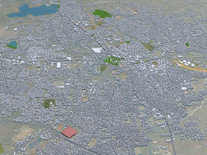 Hubli Dharwad city Karnataka 20km 3Dモデル