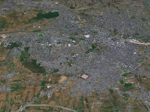 Hubli Dharwad city Karnataka 20km 3D Model