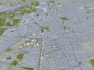 Homs city Syria 20km 3Dモデル