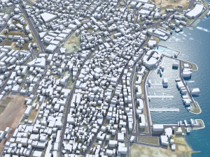 Hurghada city Egypt 60km 3D Model