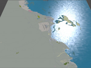 Hurghada city Egypt 60km 3D Model