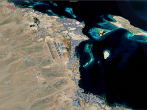 Hurghada city Egypt 60km 3D Model
