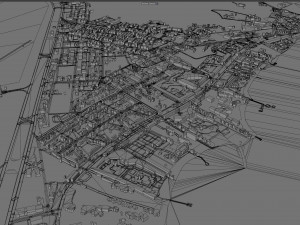 Hurghada city Egypt 60km 3D Model
