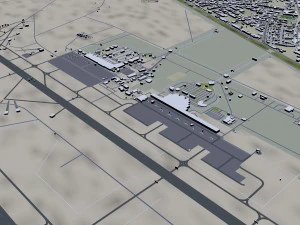 Hurghada city Egypt 60km 3D Model