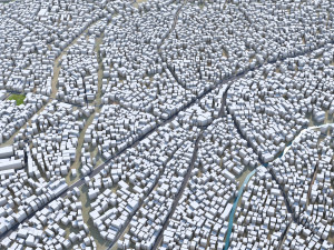 Ibadan city Nigeria 40km 3D 模型