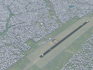 Ibadan city Nigeria 40km 3D Model