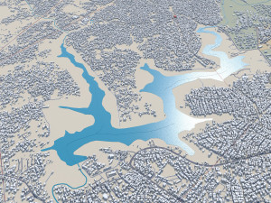 Ibadan city Nigeria 40km 3D 模型