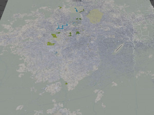 Ibadan city Nigeria 40km 3D 模型