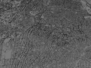 Ibadan city Nigeria 40km 3D 模型