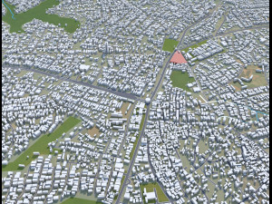 Ikorodu city Nigeria 30km Modello 3D