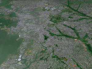 Ikorodu city Nigeria 30km 3D Model