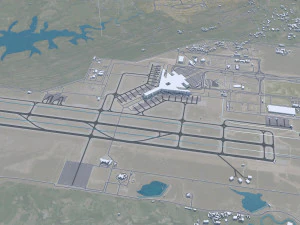 Islamabad city Pakistan 50km 3D Model