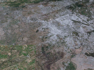 Islamabad city Pakistan 50km 3D Model