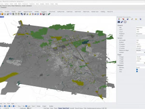 Islamabad city Pakistan 50km 3D Model