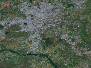 Jabalpur city Madhya Pradesh India 30km 3D Model