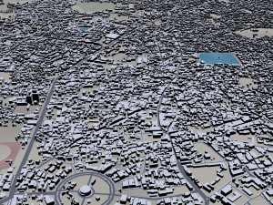 Jabalpur city Madhya Pradesh India 30km 3D Model