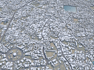 Jabalpur city Madhya Pradesh India 30km 3D Model