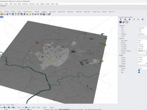 Jabalpur city Madhya Pradesh India 30km 3D Model