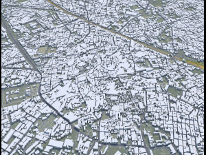 Jalandhar city Punjab India 30km 3D 모델