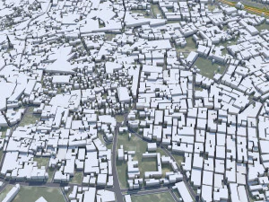 Jalandhar city Punjab India 30km 3D Model